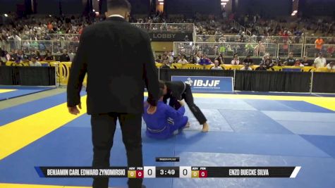 Enzo Buecke Silva vs Benjamin Carl Edward Zynomirski 2025 Pan Kids Jiu-Jitsu IBJJF Championship