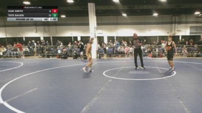 85 lbs Round Of 64 - Sam Smith, IA vs Tate Bauer, VA