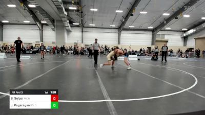 119 lbs Rr Rnd 3 - Brody Selzer, Michigan Premier WC vs Jahryzen Pagaragan, Gold Rush Wrestling