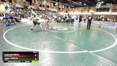 175 lbs Champ. Round 1 - Juan Escobedo, Bishop Amat vs Noah Sandlin, Poway