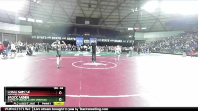 86 lbs Champ. Round 3 - Chase Sample, Maddogs Wrestling vs Brock Arden, Enumclaw Yellow Jackets Wrestling Club