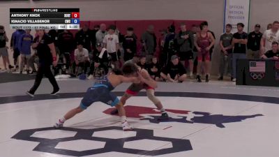 57 Final kg Champ. Round 1 - Anthony Knox, Spartan Combat RTC / Titan Mercury Wrestling Club (TMWC) vs Ignacio Villasenor, Cowboy Wrestling Club