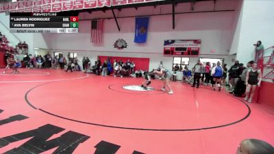 HS 120 lbs Semifinal - Ava Belvin, SHAWNEE vs Lauren Rodriguez, NOBLE