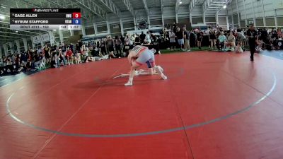 190 lbs Semis - Gage Allen, Rustler Wrestling Club vs Hyrum Stafford, Utah