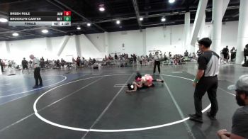 109 lbs Final - Breen Rule, JagWay vs Brooklyn Carter, Mat Demon WC