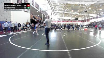 126 lbs Consi Of 4 - Rattanakvatey Oeun, Lowell vs Hayden Kane, Natick