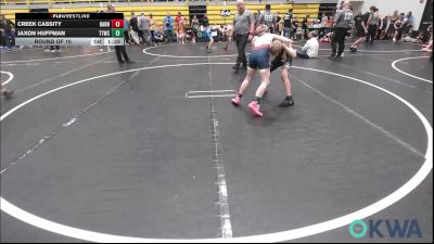 85 lbs Round Of 16 - Creek Cassity, Barnsdall Youth Wrestling vs Jaxon Huffman, Team Tulsa Wrestling Club