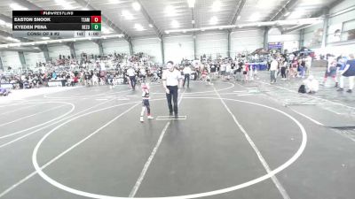 43 lbs Consi Of 8 #2 - Easton Snook, Team Real Life vs Kyeden Pena, Rezults Wrestling Academy