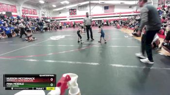 45 lbs Quarterfinal - Finn Moehle, Team Central vs Hudson McCormack, Higginsville Youth Wrestling