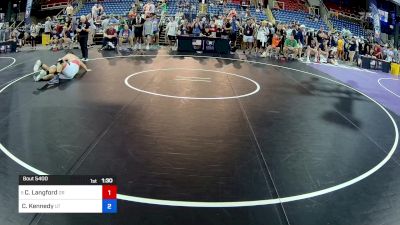 190 lbs Rnd Of 32 - Carson Langford, OR vs Connor Kennedy, UT