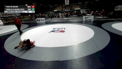 69 lbs Semis - Giselle N Marie Soto, Savage House Wrestling Club vs Evelyn Nelms, MTC - MANTANONA TRAINING CENTER