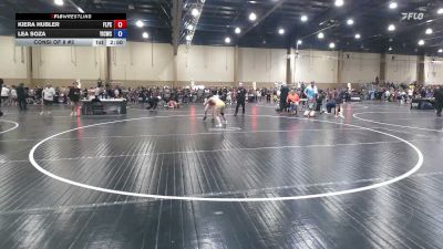 110 lbs Consi Of 8 #2 - Kiera Hubler, Florida Phoenix vs Lea Soza, Youth Impact Center Wrestling Club