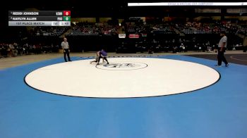 130 lbs 1st Place Match - Reddi Johnson, Kansas City-Washington HS vs Kaitlyn Allen, Pittsburg HS