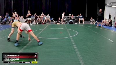 110 lbs Round 4 (8 Team) - Cole Schwartz, Grit Mat Club vs Alex Marchetti, Mat Assassins Black