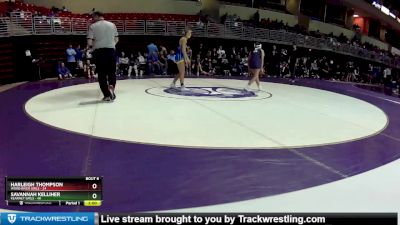 105 lbs Round 2 (8 Team) - Savannah Kelliher, Kearney Girls vs Harleigh Thompson, Wood River Girls