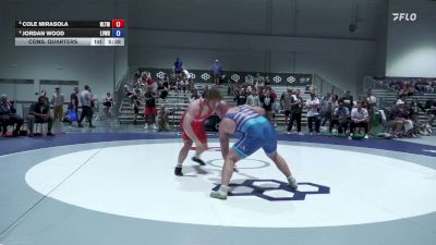125 kg Cons. Quarters - Cole Mirasola, NLWC/TMWC vs Jordan Wood, Lehigh Valley Wrestling RTC