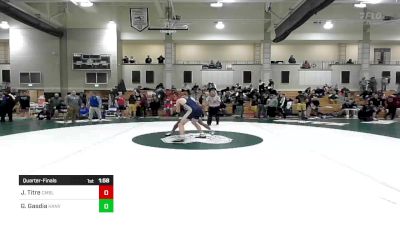 182 lbs Quarterfinal - James Titre, Cumberland vs Griffin Gasdia, Hanover