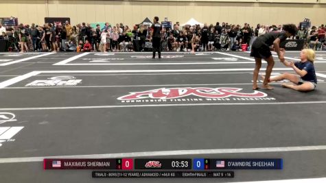 Maximus Sherman vs D'Awndre Sheehan 2025 ADCC Orlando Open/Youth Trials