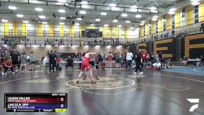 160 lbs 1st Place Match - Jaxon Miller, Ubasa Wrestling Academy vs Lincoln Jipp, Big Game Wrestling Club