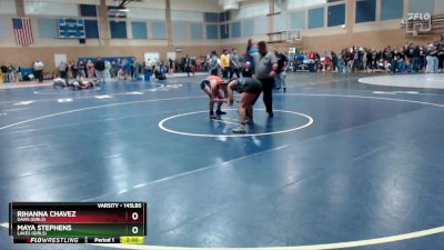 145lbs Champ. Round 2 - Maya Stephens, Lakes (Girls) vs Rihanna Chavez, Davis (Girls)