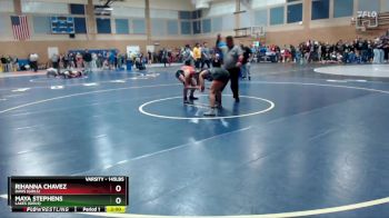 145lbs Champ. Round 2 - Maya Stephens, Lakes (Girls) vs Rihanna Chavez, Davis (Girls)