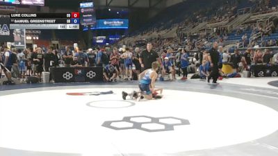 100 lbs Champ. Rd Of 64 - Luke Collins, Colorado vs Samuel Greenstreet, Oregon