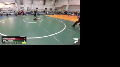 70 lbs Semifinal - Ariela Infante, All American Wrestling Club vs Kyleigh Danielson, Texas Elite Wrestling Club