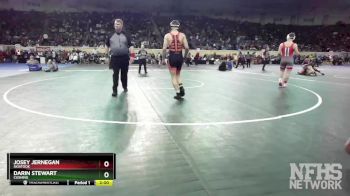 4A-157 lbs Quarterfinal - Darin Stewart, Cushing vs Josey Jernegan, Skiatook