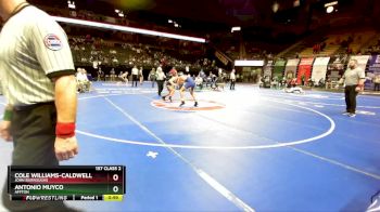 157 Class 2 lbs Cons. Round 2 - Cole Williams-Caldwell, John Burroughs vs Antonio Muyco, Affton