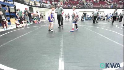 110 lbs Quarterfinal - Deklyn Barnes, Harrah vs Elliot Grigg, Chickasha Youth Wrestling