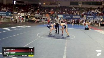 D 1 106 lbs Champ. Round 1 - Blake Gibson, Airline vs Scott Cascio, St. Paul`s