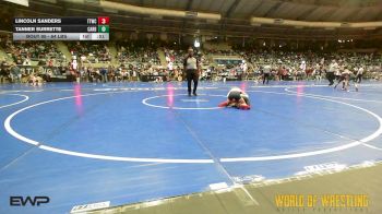 64 lbs Consi Of 16 #1 - Lincoln Sanders, Team Tulsa Wrestling Club vs Tanner Surrette, Cardinal Wrestling Club