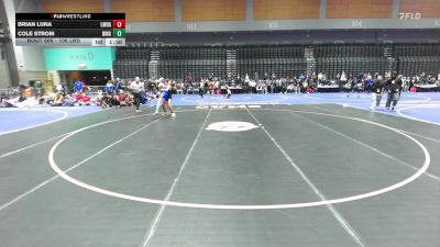 106 lbs Consi Of 32 #1 - Brian Luna, La Mirada vs Cole Strom, Bingham