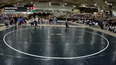 106 lbs Placement (4 Team) - Keelan Fischer, Battle Ground Academy vs Noah Harris, Pope Saint John Paul II Preparatory School