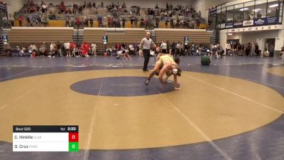 174 lbs Consi Of 8 #1 - Casper Hinklie, Clarion vs Orlando Cruz, Purdue
