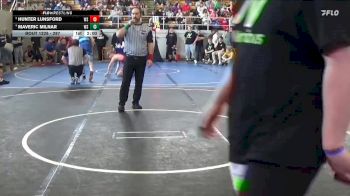 287 lbs Quarterfinal - Hunter Lunsford, Logan vs Maveric Milnar, West Geauga