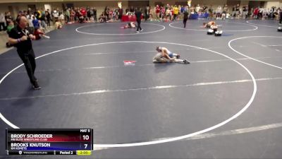 63 lbs Cons. Round 1 - Triston Kruger, Minnesota vs Asher Johnson, Owatonna Wrestling Association