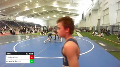 120 lbs Consolation - Tyler Holland, WAR Wrestling Club vs Nick Gandarilla, Unattached
