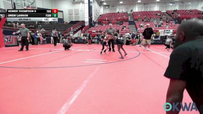 64 lbs Rr Rnd 5 - Homer Thompson II, Team Of Hard Knox vs Drew Lawson, Ponca City Wildcat Wrestling