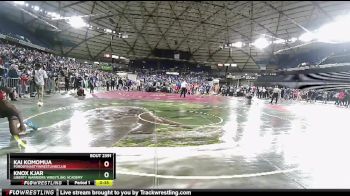 117 lbs Semifinal - Knox Kjar, Liberty Warriors Wrestling Academy vs Kai Komomua, FordDynastyWrestlingClub