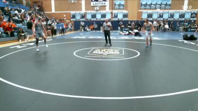 157 lbs Quarterfinal - Logan Memmott, Layton vs Karl Ledbetter, Corner Canyon