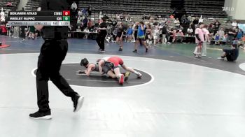 65 lbs Rr Rnd 3 - Benjamin Atkas, CT Whale Orca - ESE vs Wesley Rappo, ICWL Bruisers Elite - ESE