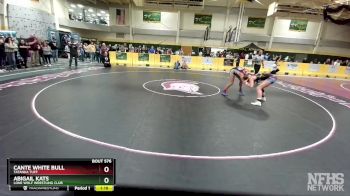 138 lbs Quarterfinal - Abigail Kats, Lone Wolf Wrestling Club vs Cante White Bull, Tatanka Tuff