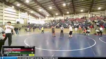 218 lbs Cons. Round 1 - Coleman Bernordi, Mountain View vs Chester Malaeulu, Granger