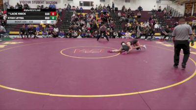 130 lbs Cons. Semi - Kyah Leyba, Broken Arrow vs Lacie Knick, Olentangy Orange