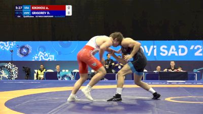 72 kg Qualif. - Aliaksandr Kikiniou, United States vs Danil Grigorev, UWW