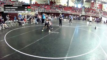 89 lbs 2nd Place Match - Olivia Wagoner, Superior vs Aliyah Lopez, Warrior Wrestling Academy
