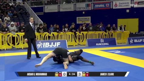 James F. Clark vs Akbar U. Muhammad 2025 Pan IBJJF Jiu-Jitsu No-Gi Championship
