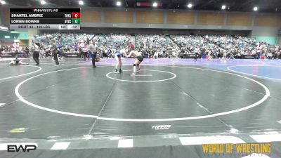106 lbs Consi Of 8 #2 - Shantel Ambriz, Tokay Wrestling Club vs Lorien Bowns, Nyssa