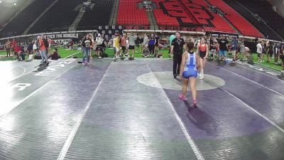 125 lbs Champ. Round 3 - Julia Dunlap, Alaska vs Savannah Santos, Idaho